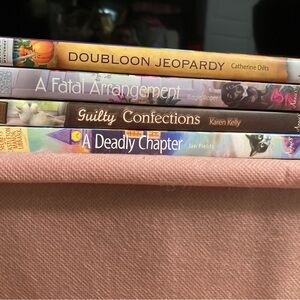 4 Hardcover Cozy Mystery Books (Mixed Authors)